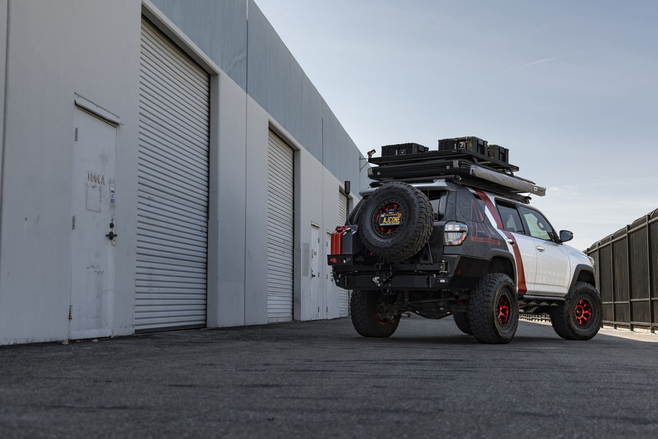 2017 Toyota 4Runner TRD Pro - KMC RIOT BEADLOCK - Red | Wheel Pros